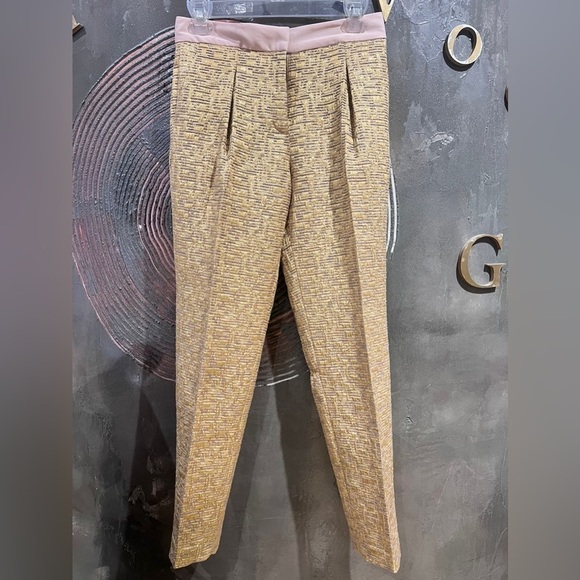By Malene Birger Metallic Gold Trousers |Size 2 and 4 - Picture 6 of 8